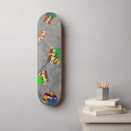 All My Friends are Zombies Skateboard
