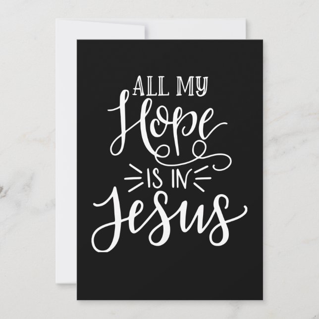 All My Hope Is In Jesus Christian Spara Datumet (Framsida)