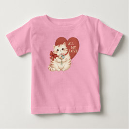All My Love Tabby Cat T Shirt