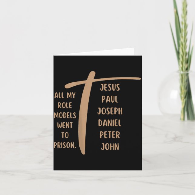 All My Role Models Went To Prison - Jesus ...(on B Kort (Framsida)