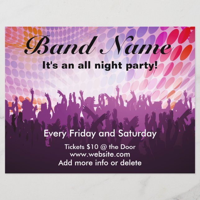 All NattfestConsert Flyer (Framsidan)