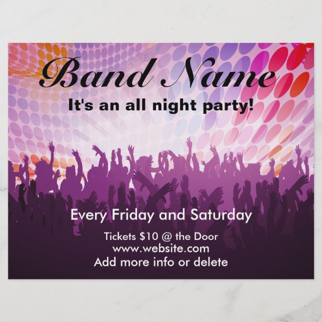 All NattfestConsert Flyer (Framsidan)