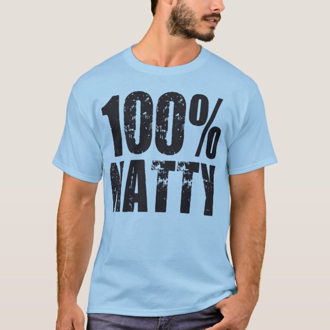 All Natty - Bodybuilding Shirt Tee (Framsida)