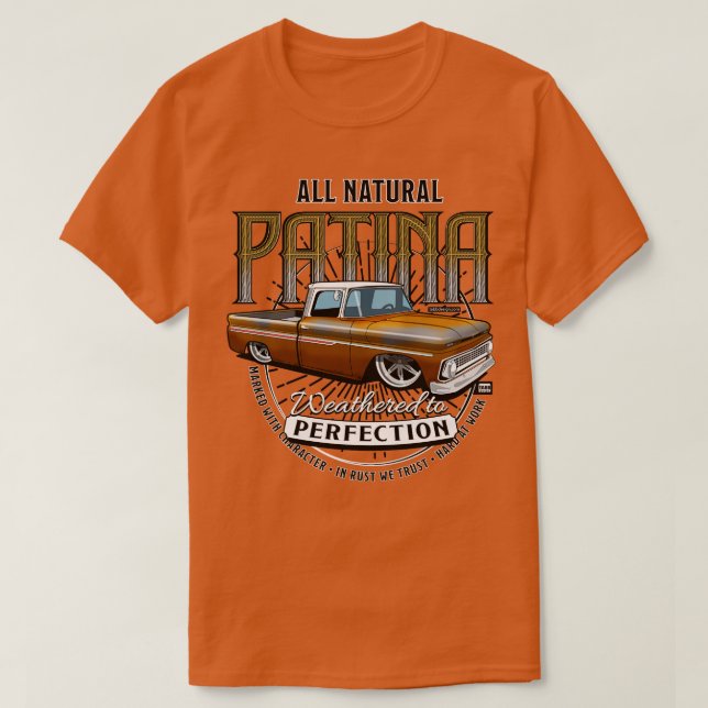 All Natural Patina Guld T Shirt (Design framsida)