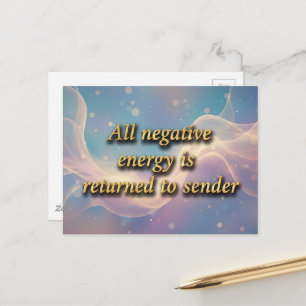All negativ energi returneras till avsändaren vykort