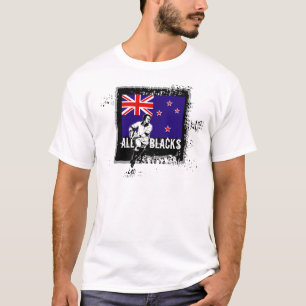 All nyazeeländsk Rugby svarta T-tröja 5 T-shirt