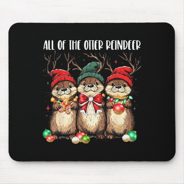 All Of The Otter Reindeer Christmas Otters Santa X Musmatta (Framsidan)