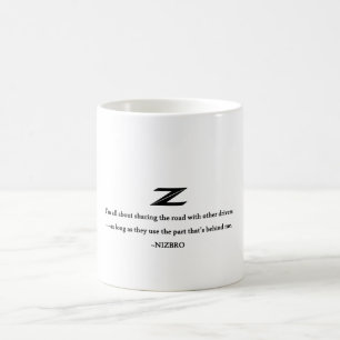 All om att dela vägen kaffemugg