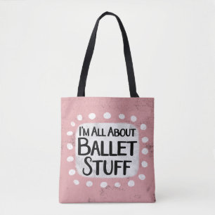 All Om Ballet Saker Tote Bag Tygkasse