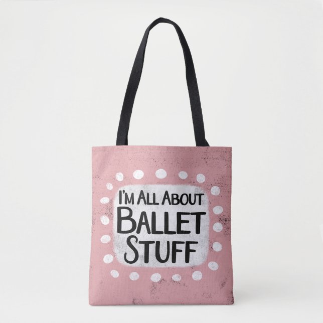 All Om Ballet Saker Tote Bag Tygkasse (Framsida)