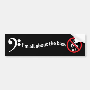 All om basen - bildekal