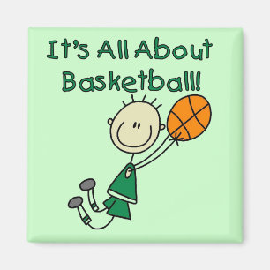All om basketTshirts och gåvor Magnet
