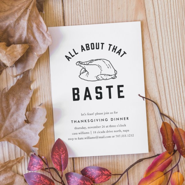 All om inbjudan till Baste-Thanksgiving (Skapare uppladdad)