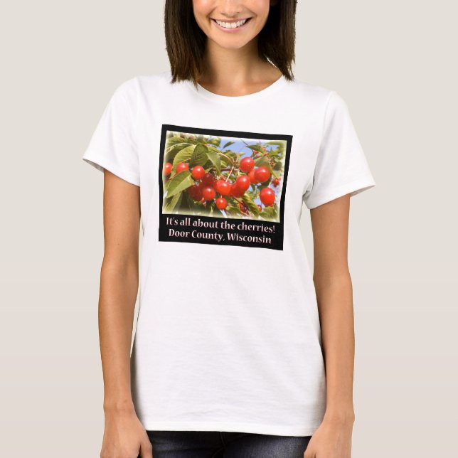 All om körsbär t shirt (Framsida)