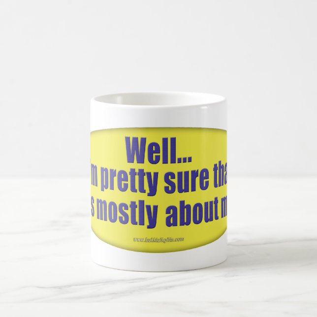 All om mig… kaffemugg (Center)