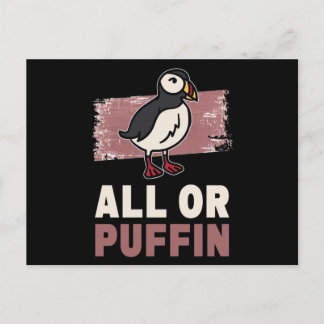All Or Puffin Puffin Vykort