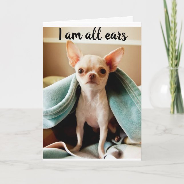 ALL ÖRON ATT HÖRA OM DIN "16:e" BIRTHDAY Kort (Framsida)