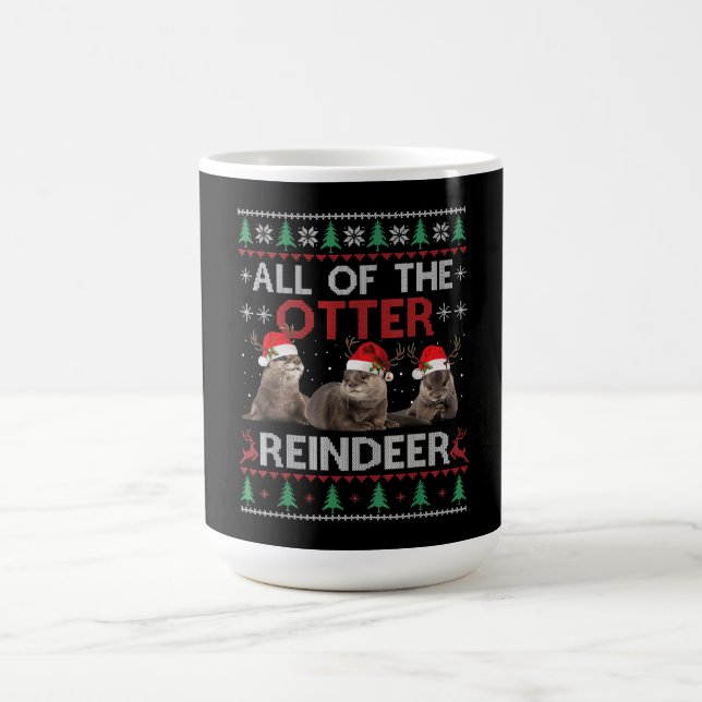 All Otter Reindeer God Jul Sweater Kaffemugg (Center)