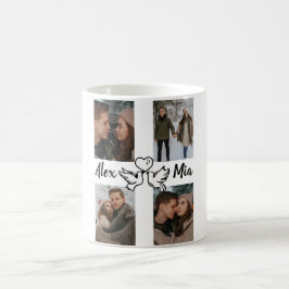 All Our Moments – Personalized Couple Photo Mug Kaffemugg