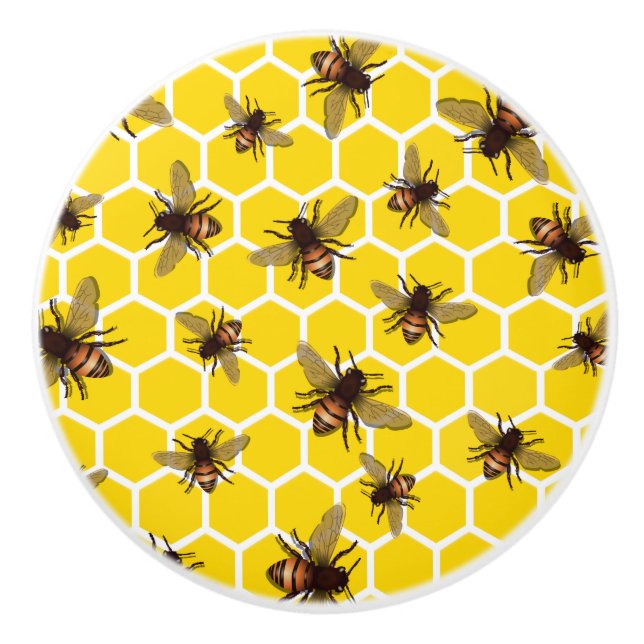 All över bin på handtag för honungskakaenhetsknopp (Framsidan)