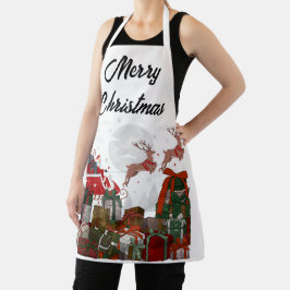 All-Over Print Apron, Medium