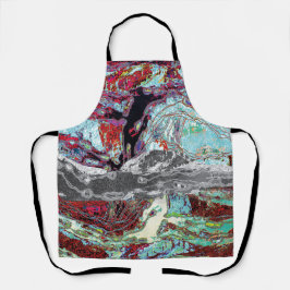 All‑Over Print Apron – Strata Pulse