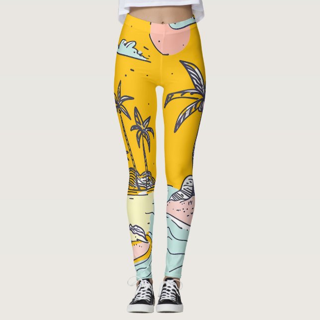 All-Over Print Leggings (Framsida)