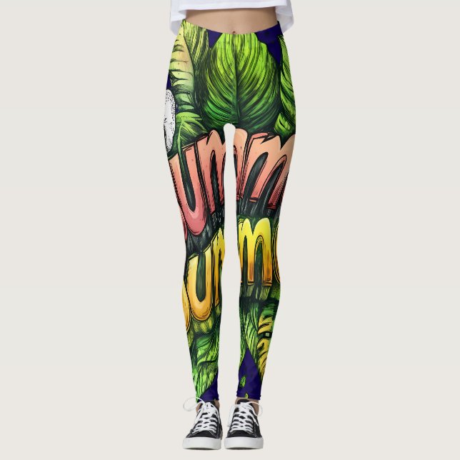 All-Over Print Leggings (Framsida)