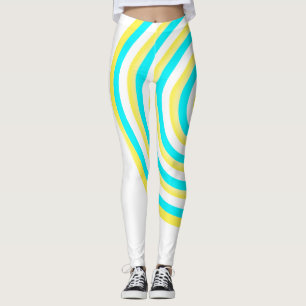 All over Print Leggings med cirkulär design