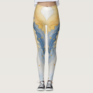 All over Print Leggings med cirkulär design