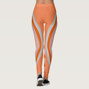 All over Print Leggings med cirkulär design