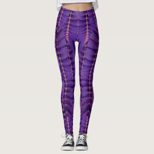All-over-Print lila färg "Ratti_Kreativ_Arts" Leggings