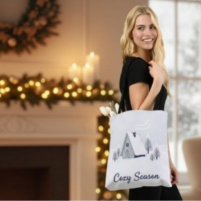 All-Over Print MerryMist Elegant Gold Eucalyptus S Tygkasse (Skapare uppladdad)