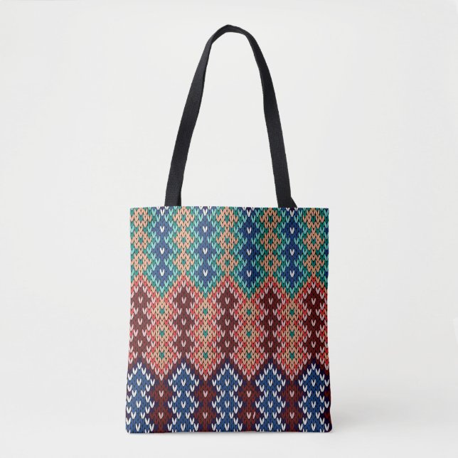 All-Over-Print Shoppingbag, Medium! Tygkasse (Framsida)