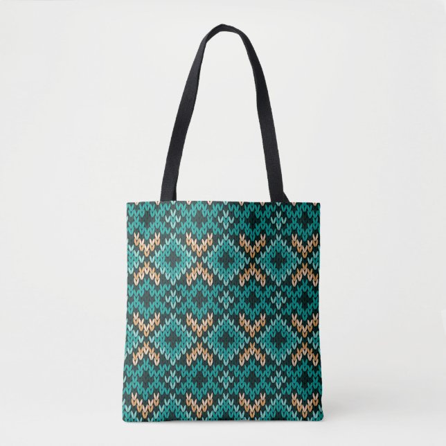 All-Over-Print Shoppingbag, Medium! Tygkasse (Framsida)