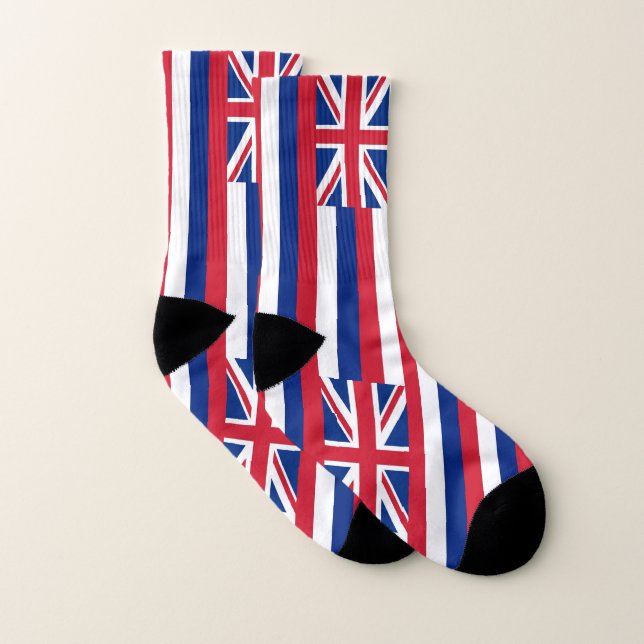 All over Print Socks med Flagga av Hawaii Strumpor (Par)