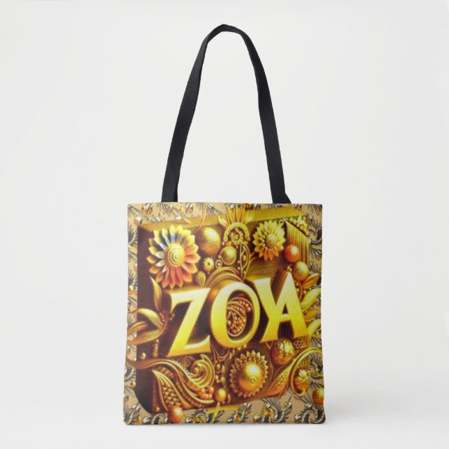 All-Over-Print Tote Bag Medium Den klassiska toteb Tygkasse (Framsida)