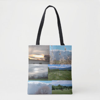 All-Over-Print Totebag, Axelväska Tygkasse