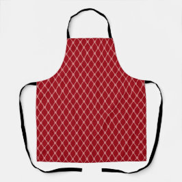 All-over Rosa på Red Kitchen Apron