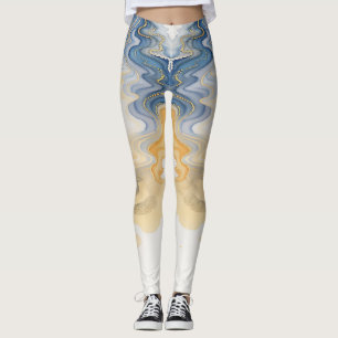 All över utskrift leggings