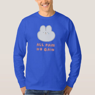 All Pain No Gain - Croppable Långärmad T Shirt