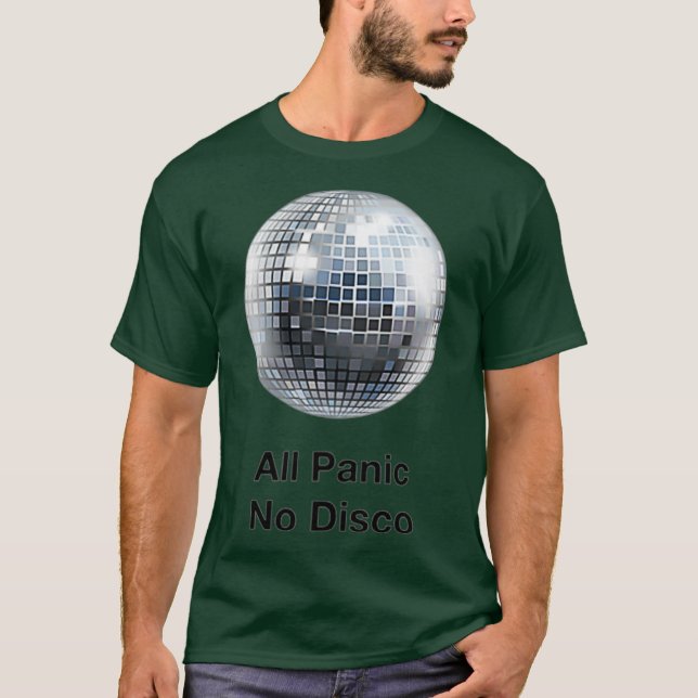 All Panic No Disco-Klubb T Shirt (Framsida)
