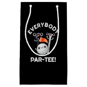 All Par-tee Funny Golf Pun Mörk BG