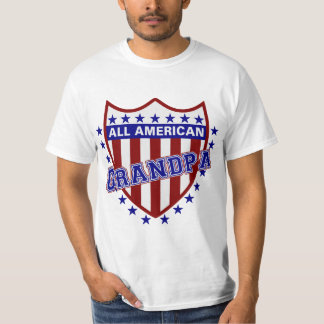 All patriotisk morfar för amerikan tee shirt