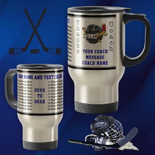 All Players Namn Hockey Coach Mugg, Personlig Resemugg