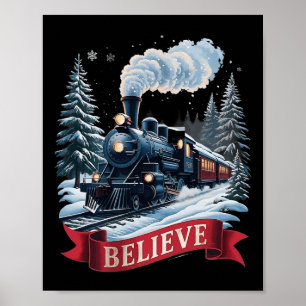 All Polar ombord Express-jul North Pole Julafton Poster