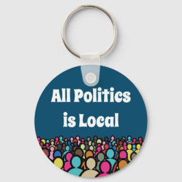 All Politik är Local 2024 Nyckelring