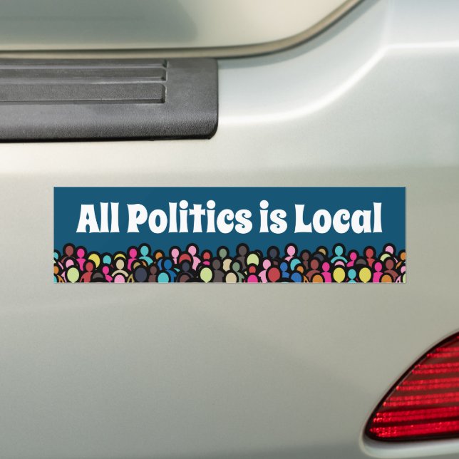All Politik är Local Bildekal (På Bil)