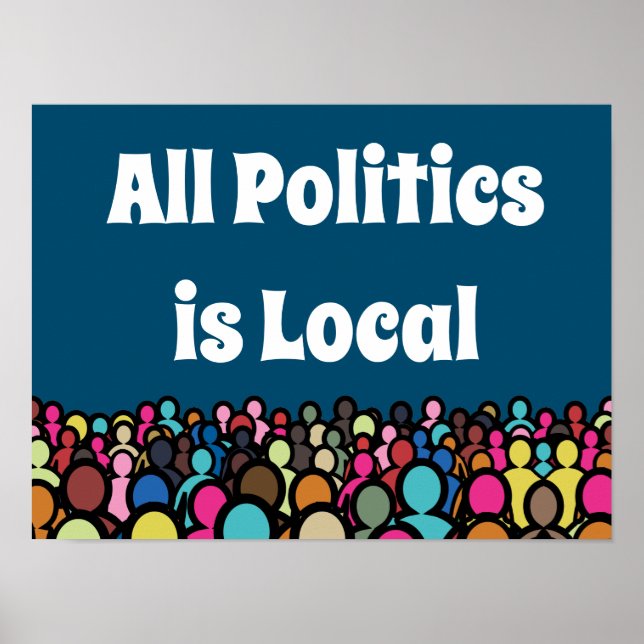 All Politik är Lokal 2024 Poster (Framsidan)