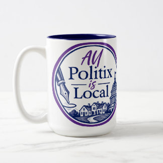 All Politix är Lokal Logotypmugg Två-Tonad Mugg